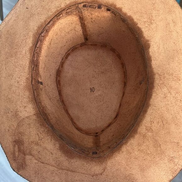 Handmade Leather CowGirl Hand Stitched Vintage Sz 10 - Picture 5 of 14